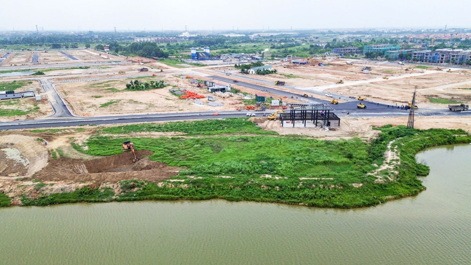 TIẾN ĐỘ THI CÔNG PEARL RIVERA HÀ NỘI