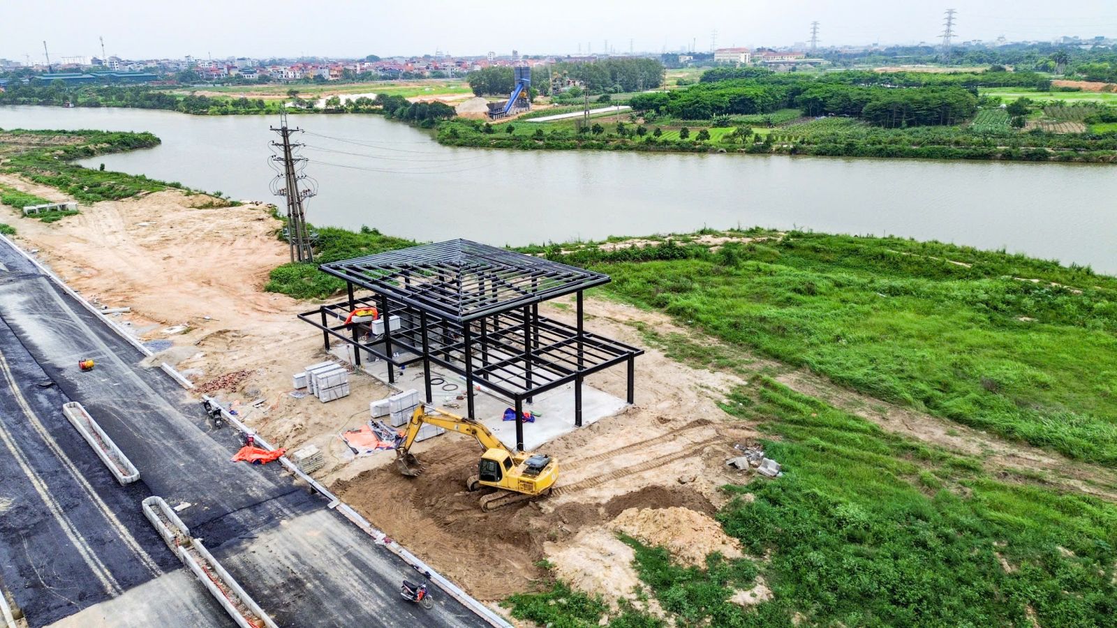 TIẾN ĐỘ THI CÔNG PEARL RIVERA HÀ NỘI